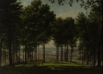 Mount Storm Park, Cincinnati, 1840 by Thomas Worthington Whittredge
